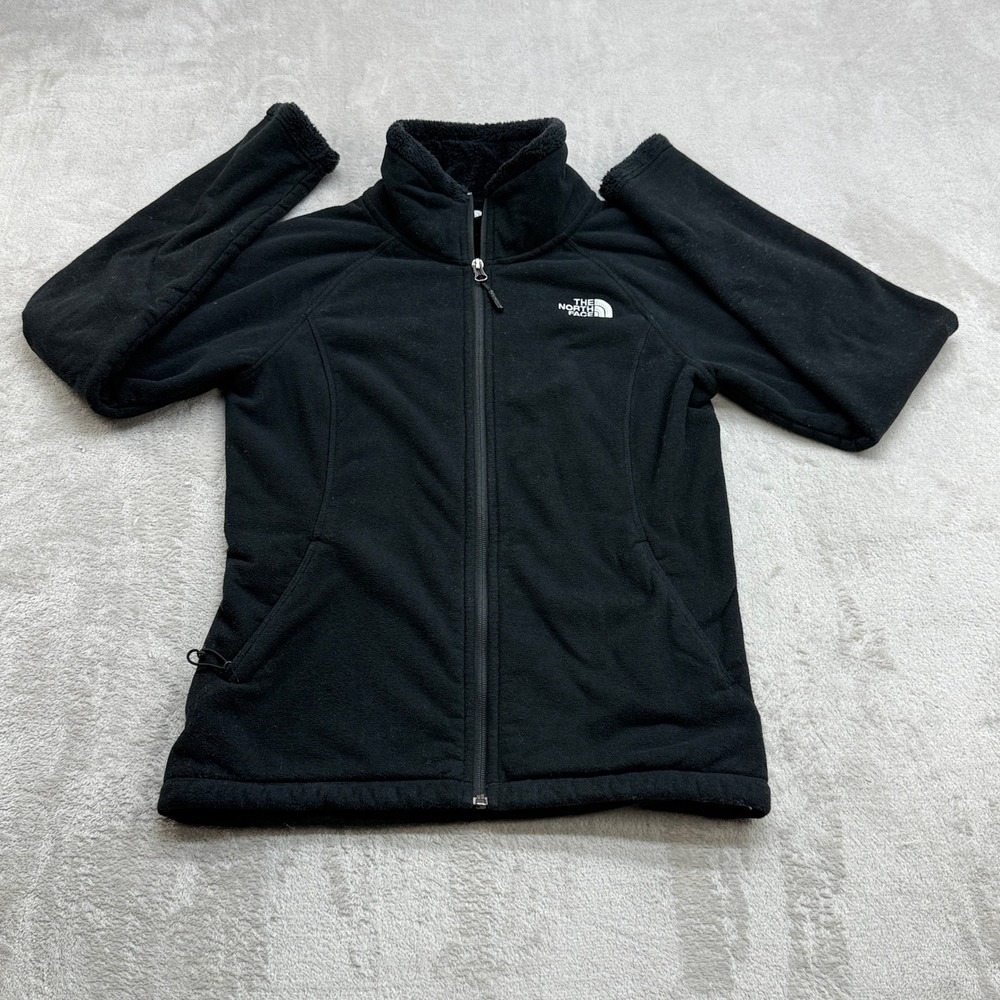 The North Face Fleece Jacket Womens S Black Full Zip Outdoor Activewear Gorpcore